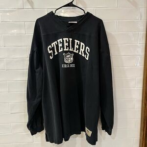Vintage NFL Originals Pittsburgh Steelers Embroidered Sweatshirt Size XXL